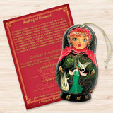 Nesting Doll Wooden Ornaments by G. DeBrekht - Christmas Decor - 8115990