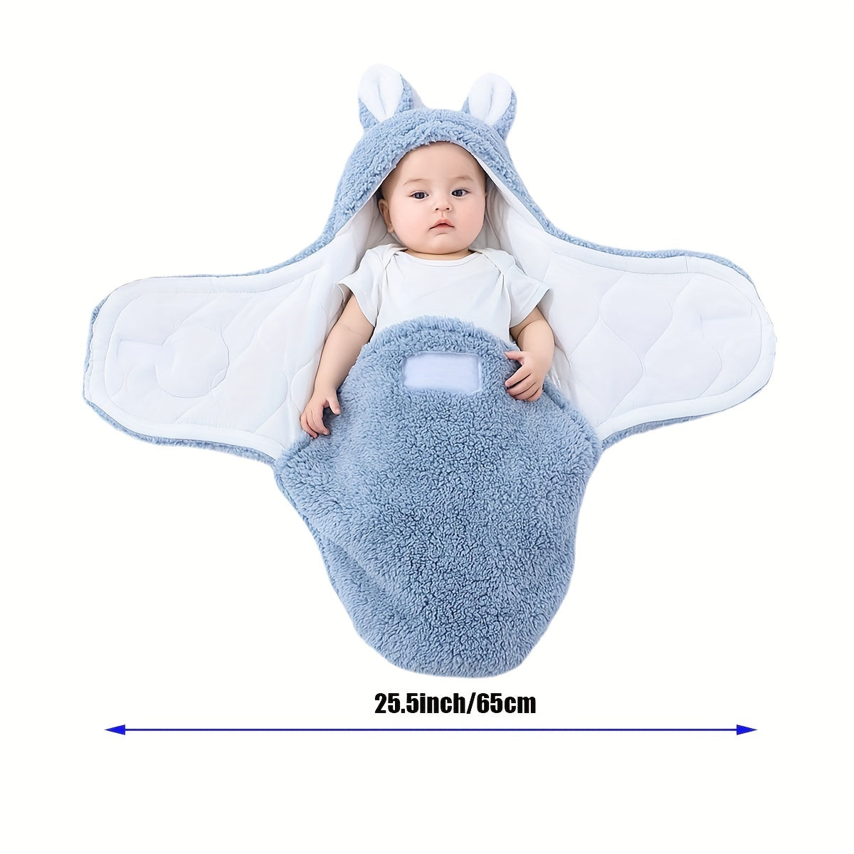 Gigoteuse luxueuse et douce pour bébé - Couverture douillette et chaleureuse pour les 0 à 6 mois - Gigoteuse sécurisée pour filles et garçons - Cadeau unisexe idéal pour Noël, Halloween et Thanksgiving