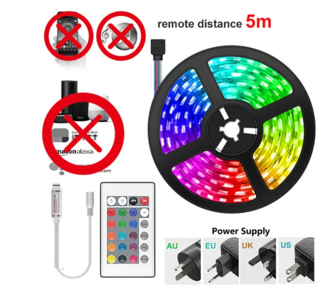 LED Light, 5050 RGB Waterproof, Voice Control