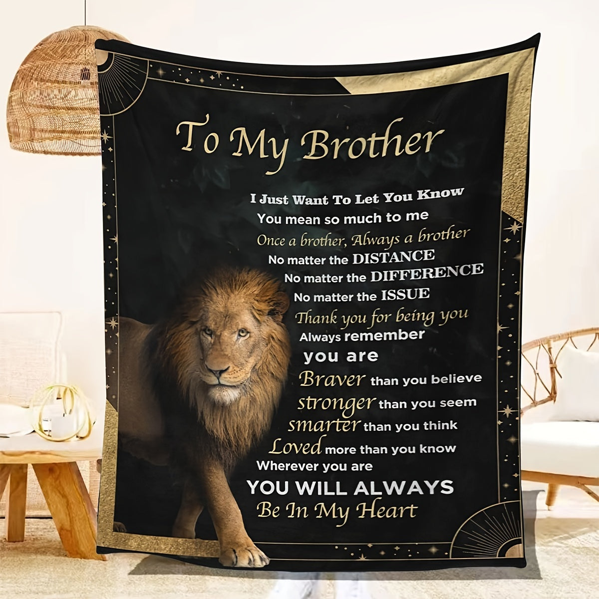 Manta de franela suave y versátil: regalo perfecto para tu hermano. Manta acogedora para la siesta en cualquier estación, ideal para sofá, cama, oficina y viajes. Color negro.