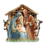 Born Under Bright Star Nativity Holiday Door Decor by G. Debrekht - Nativity Holiday Decor - 8611082H