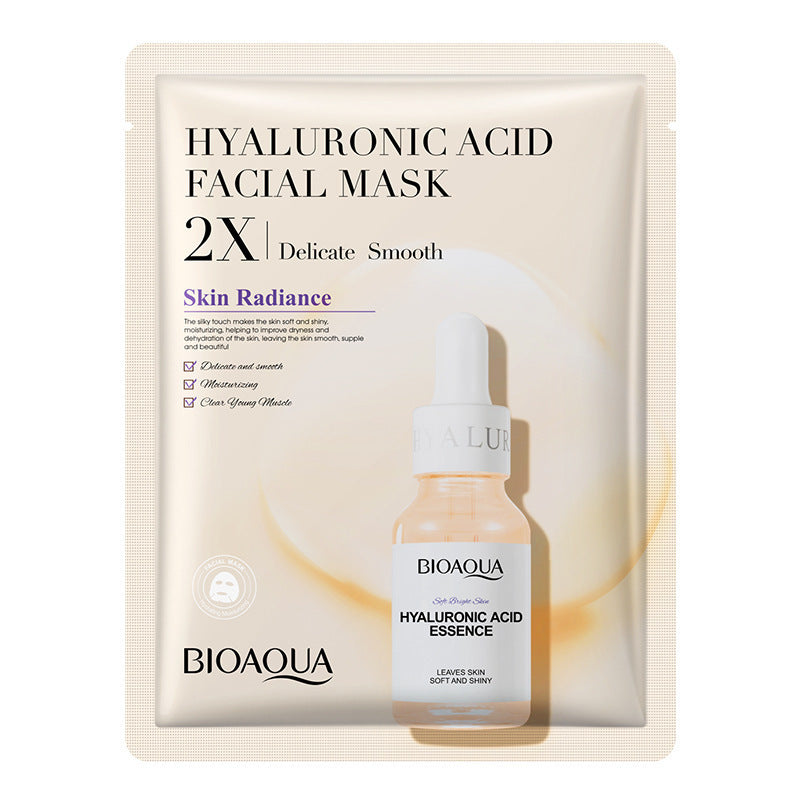Collagen Face Mask Moisturizing Firming Face Sheet Mask Hyaluronic Acid Facial Masks Beauty Skin Care Gel Skin Care - Lootquake