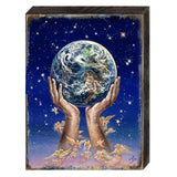 Weep of the World Fantasy Wooden Wall Art by Josephine Wall - Fantasy Decor - 852131-JW