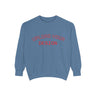 Customizable Unisex Garment-Dyed Sweatshirt, Personalized Gift, Cozy Streetwear, Casual Outfit, Unique Design Sweatshirt