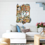 Numbers Whimsical Wall Art by Laura Seeley - Love Family Kids Decor - 8513009-LS