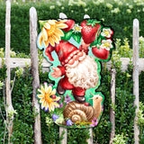 Decoración navideña para puerta con un dulce gnomo de verano de D. Gelsinger - Decoración navideña - 8461062H-DG