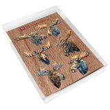 Majestic Moose Decorative Wooden Magnets Set of 6 by G. Debrekht - Wildlife Decor - 8090108G-S6