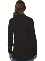 Simple Casual Long-sleeved Shirt, Versatile In All Seasons. - Lootquake