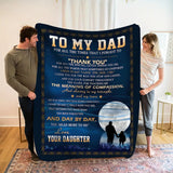 Manta polar acogedora para papá: un emotivo regalo para el Día del Padre. Manta de franela suave y cálida para todas las estaciones, perfecta para usar en interiores y exteriores.