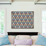 Arte mural de madera Ponty de G. DeBrekht - Decoración floral ornamental - 95020B