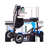 Cyungbok - Minibicicleta eléctrica plegable de cuatro ruedas para adultos mayores