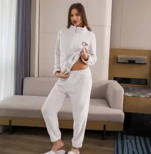 Women's Velvet Pajama Set - Lootquake