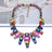 Luxurious Exaggerating Geometric Big Gem Necklace - Lootquake