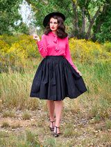 Helen Retro Blouse in Pink