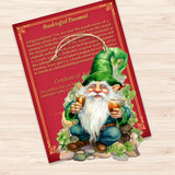 Lucky Leprechaun Wooden Ornaments by G. DeBrekht Easter Spring Decor - 8652778