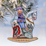 Cascanueces mecedor de madera de G. DeBrekht - Decoración navideña - 8124121