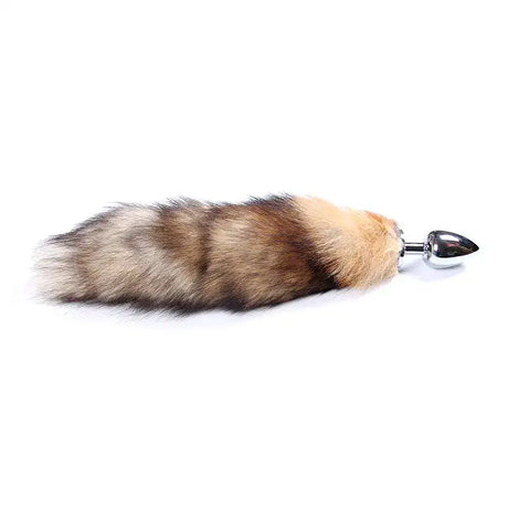 Fox Tail Anal Plug - Metal Pleasure Toy - Lootquake