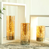 6/8/10inch High Battery Glass Decorative Lights（Set of 3）-4