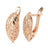 French Hollow Pattern Heart-shaped Earrings - Lootquake