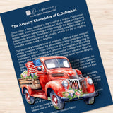 American flag Decorative Wooden Clip-on Ornaments Set of 3 by G. Debrekht - Patriotic Decor - 8091002C-S3