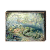 Dreams of Atlantis Fantasy Wooden Wall Art by Josephine Wall - Fantasy Décor - 852114-JW