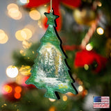 Adornos de madera con forma de árbol de G. DeBrekht - Decoración navideña - 81988123