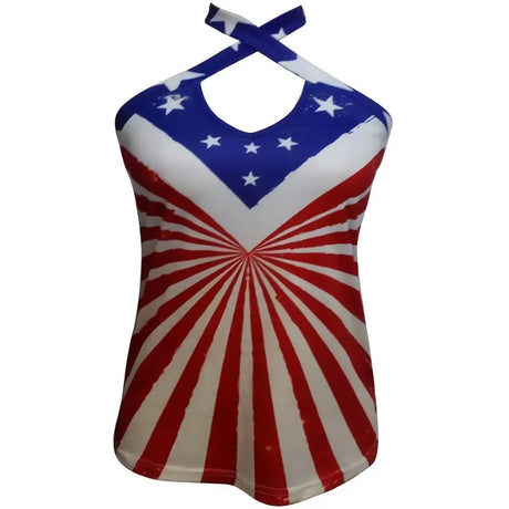Women's New Printed Hollow Neck Hanging Tank Top - Lootquake