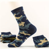 Lot de 3 paires de chaussettes de sport camouflage pour homme - Résistantes, extensibles et côtelées pour toutes les saisons