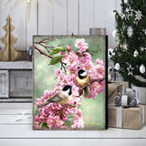 Arte mural de madera con flores de primavera de D. Gelsinger - Decoración de primavera para Pascua - 95671B-DG