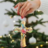 Easter Cross with Doves Wooden Ornaments by G. DeBrekht Easter Spring Decor - 8688167