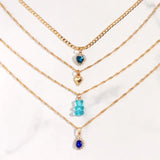 Multi-layer Pink Heart Crystal Pendant Necklaces - Lootquake