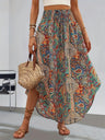 Personality Printed A- Line Skirt Casual