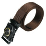 Men's Canvas Smooth Buckle Nylon Pant Belt