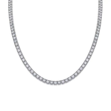 Long Star River Luxury Fashion Inlaid Mosan Diamond S925 Silver Necklace - Lootquake