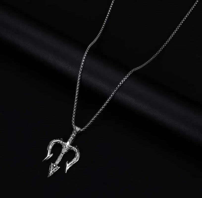 Sea King Trident Cross Border Necklace Pendant - Lootquake