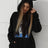 Women's Fashionable Casual Printed Long Sleeved Sweatshirt - Lootquake