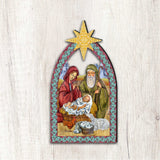 Nativity Manger Star Nativity Door Decor by G. DeBrekht - Nativity Holiday Decor - 8121301H