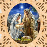 Adorno para árbol de Navidad "Gloria a Dios" de D. Gelsinger - Decoración navideña - 89483-DG