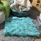Manta cálida y lujosa para mascotas: Manta de felpa lujosa para gatos y perros. Lavable a máquina. Tapete cálido y cómodo para nidos y sofás en invierno.