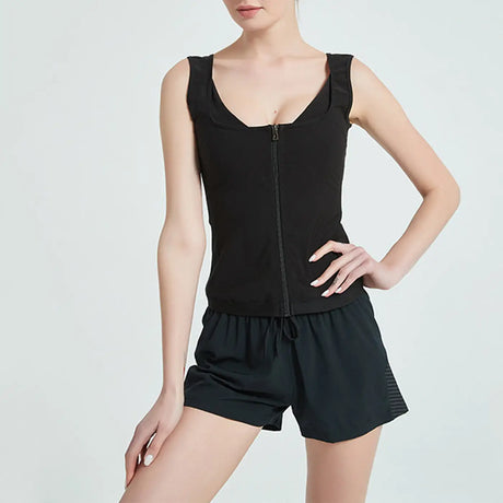 Women's Zip Vest Shapewear Storm Sweatshirt - Lootquake