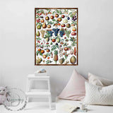 Fruit Montessori Wooden Poster - Homeschool I Educational Poster - Classroom Decor - Aesthetic - 310223
