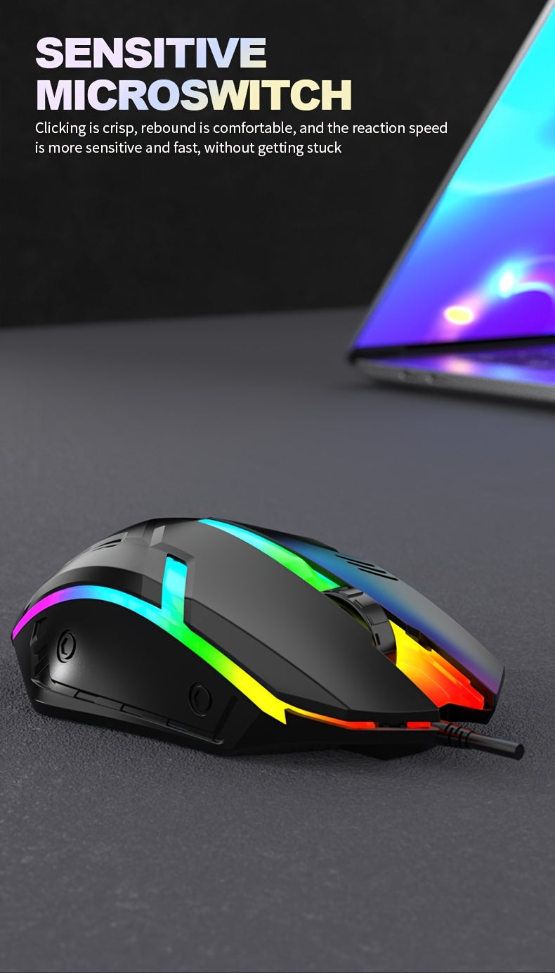 Ratón para juegos iluminado con cable S1