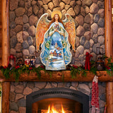 Blessing Home Angel Holiday Door Decor by G. Debrekht - Christmas Decor - 8611021H