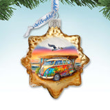 Nautical Christmas Decor - Beach Van Keepsake Glass Ornaments by G. Debrekht - Coastal Holiday Decor - 777395