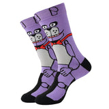 Lot de 3 paires de chaussettes tendance pour homme, motif dessin animé, respirantes, confortables et décontractées, unisexes, idéales pour l'extérieur et toutes saisons.