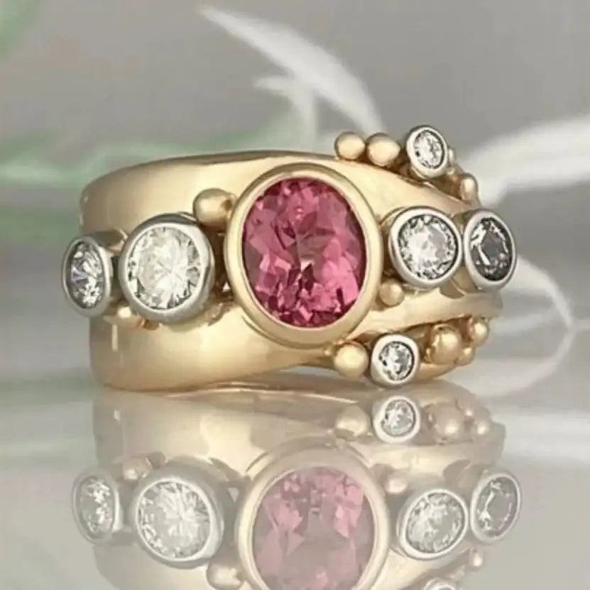 European And American Multicolor Ring Personality - Lootquake