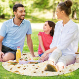 Couverture bébé en flanelle douce 285 g/m², motif tortilla – Le cadeau idéal pour une baby shower ! Cadeau d'Halloween ou de Noël.