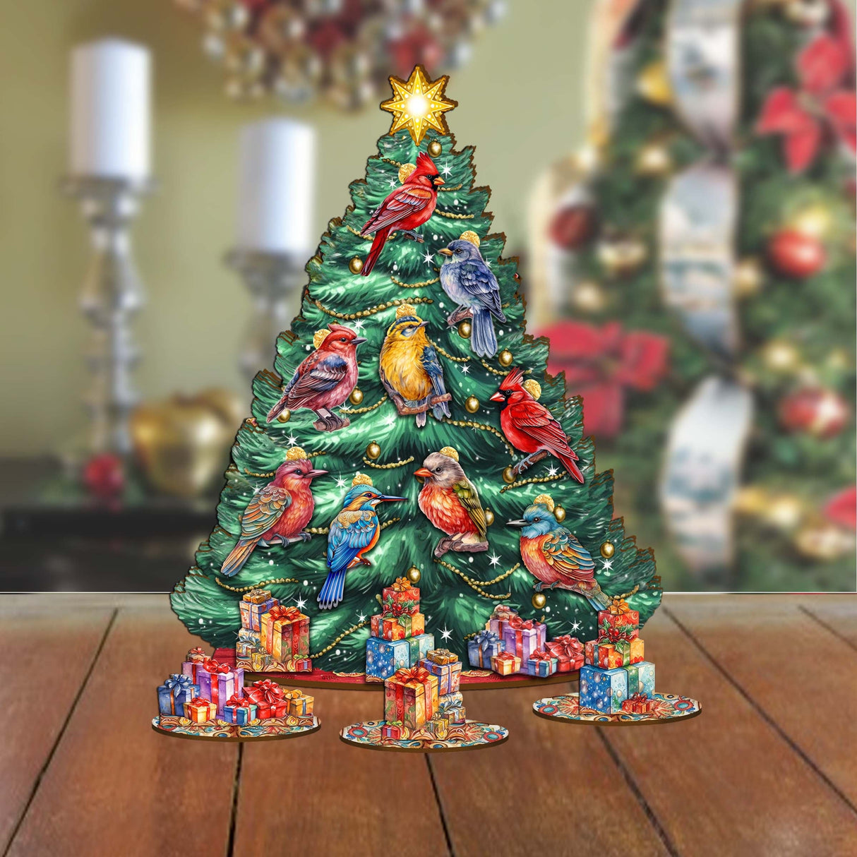 Christmas Birds Christmas Tree Set by G.DeBrekht Christmas Decor - 8091511