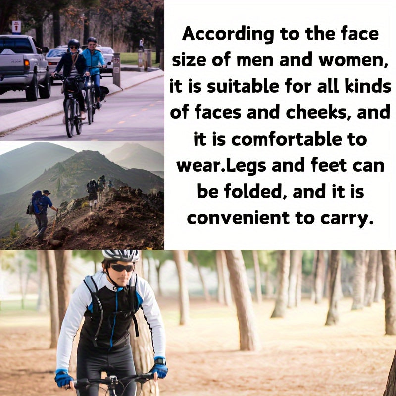 1080P HD Camera Glasses Smart CamcorderOutdoor Cycling Sports Glasses VideoCamera, Long Battery, Smart Glasses For Biking, Fishing, Travelling