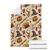 Couverture en flanelle imprimée numériquement, douce et confortable, motif chat, fantôme, chauve-souris, citrouille, pour canapé, maison, loisirs, climatisation, sieste, Halloween